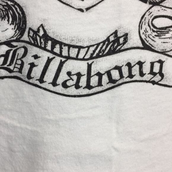 Billabong black and white T-shirt size large - Picture 4 of 5